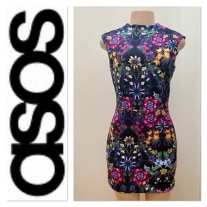 ASOS Floral Print Bodycon Dress